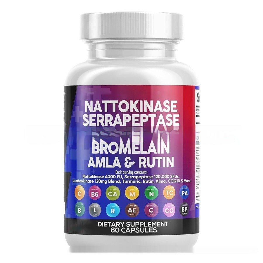 Nattokinase Capsules - 60 Count Bottle