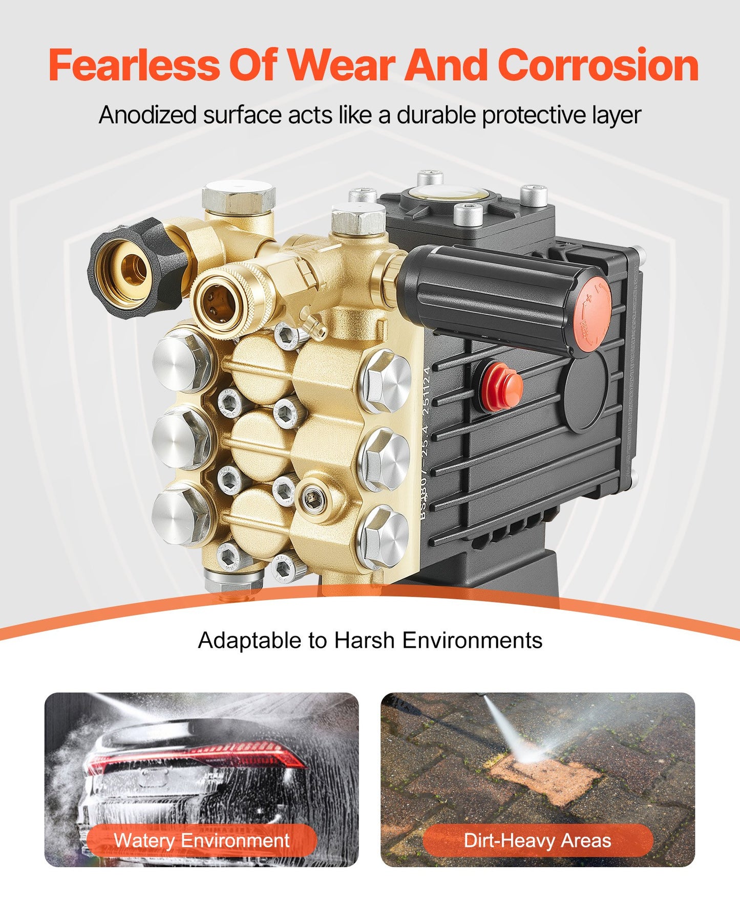 Pressure Washer Pump 3600 PSI 3.7 GPM Replacement for Simpson MorFlex