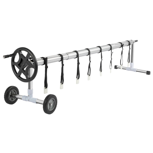 18ft Swimming Pool Membrane Roller - 5 Sections, 60kg Black