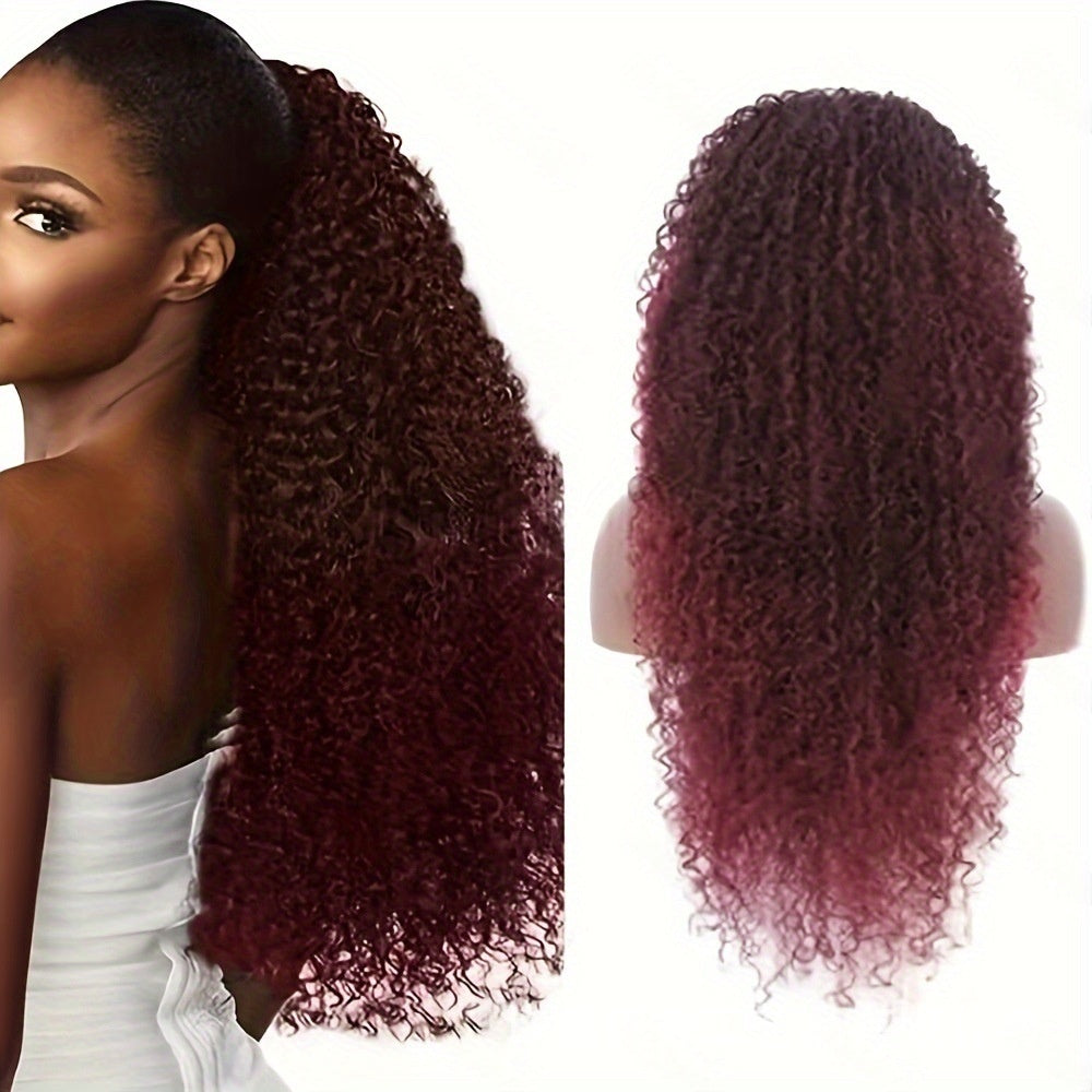 African-Style Synthetic Fluffy Wig for All Face Types - High Temperature Fiber