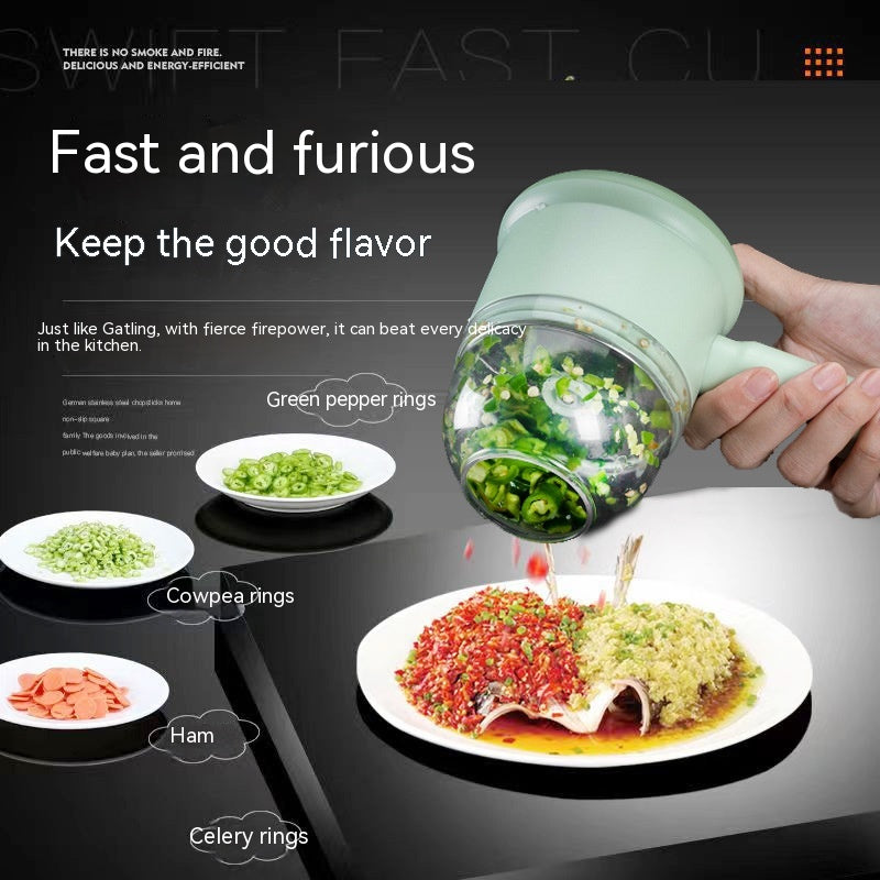 Multifunctional Electric Vegetable Cutter & Kitchen Hammer Set - Household Food Prep