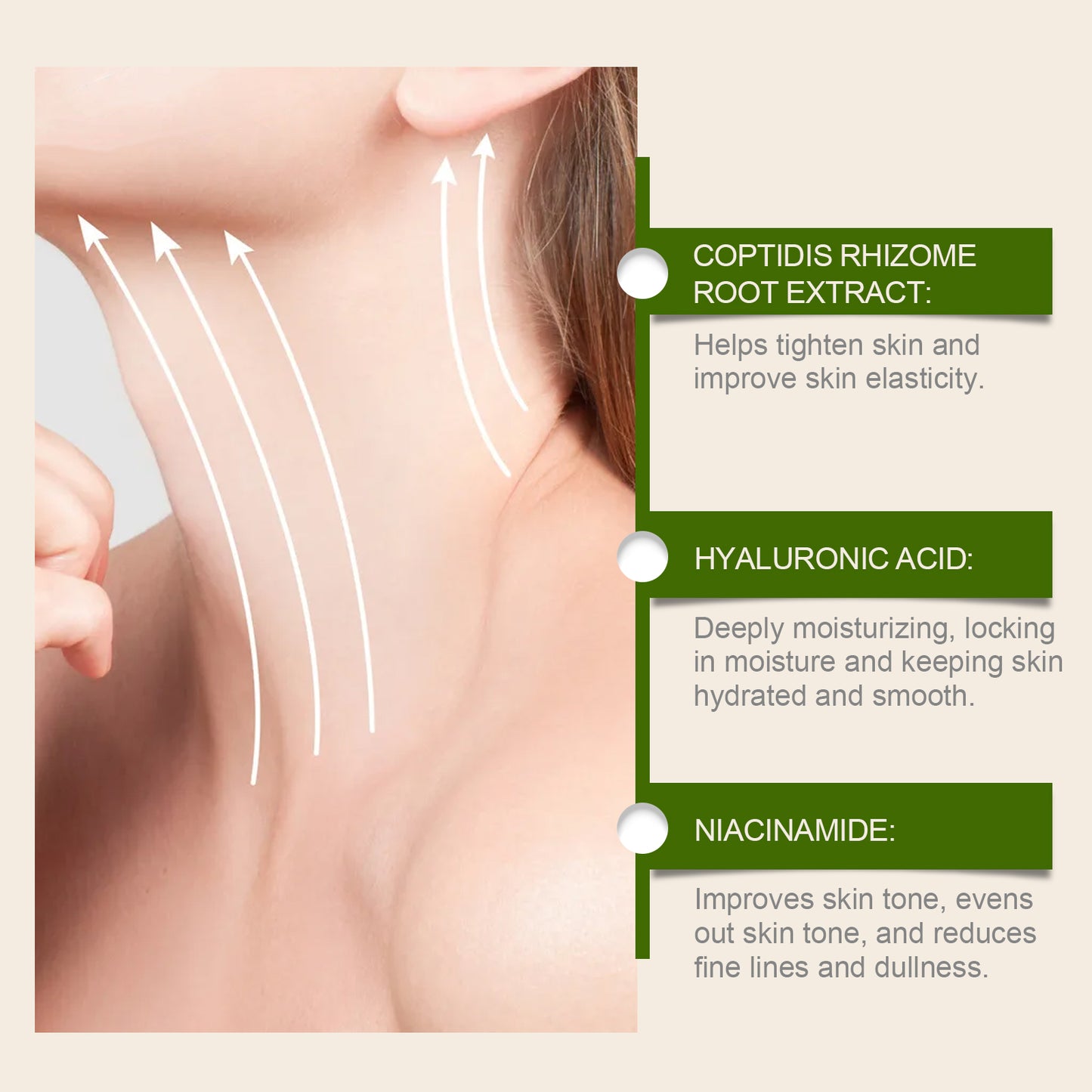 Firming Body Cream with Hyaluronic Acid - Moisturizing & Skin Tightening