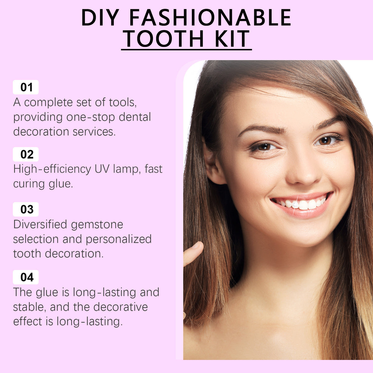 DIY Fashion Personalized Teeth Decoration Beauty Suit