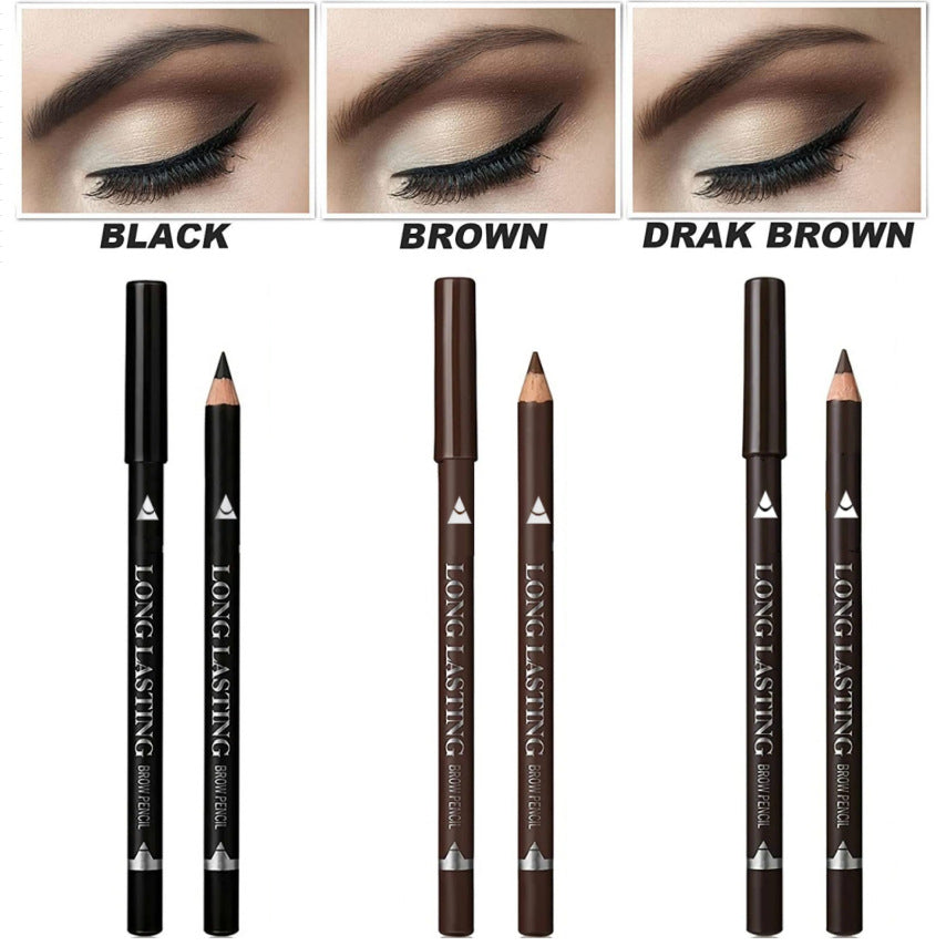 Waterproof Sweat-proof Eyeliner Pencil - Smudge-proof Long-lasting Makeup
