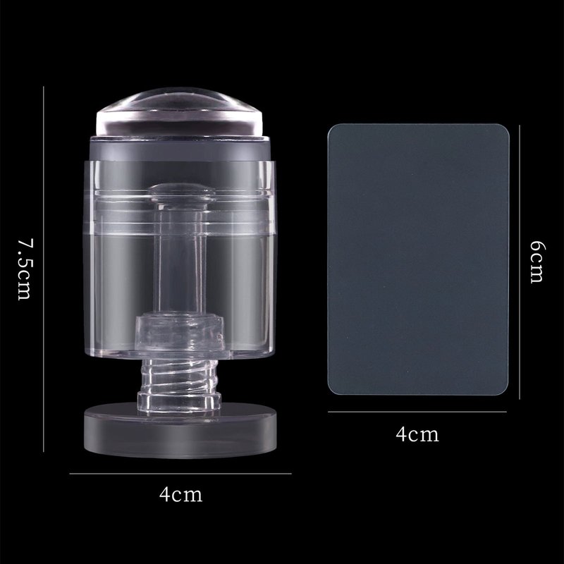Rotatable Transparent Silicone Stamp - Rotating Seal