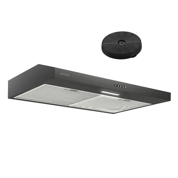 Stainless Steel Under Cabinet Range Hood Vent with 230 CFM and 3-Speed Fan – Kitchen Cooker Hood