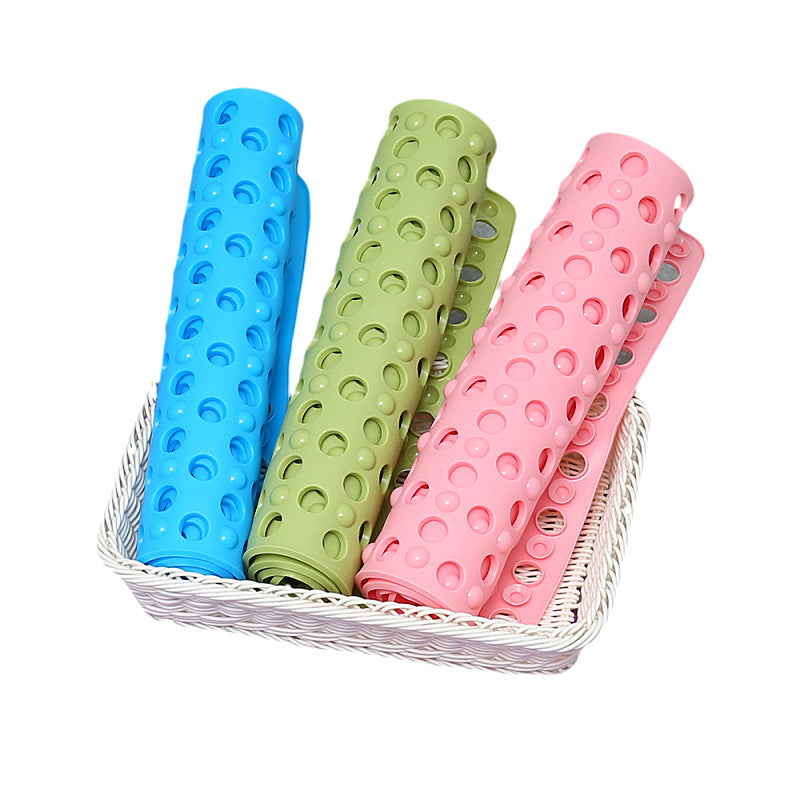 Large Waterproof Non-Slip Bathroom Mat with Suction Cups and Drainage Holes