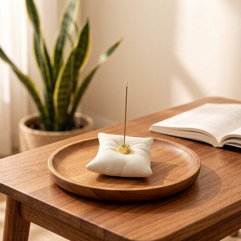 Incense Holder Storage Tray for Home Decor - Minimalist Resin Design