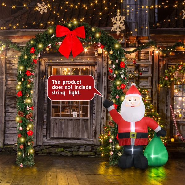 PVC Christmas Arch Decoration - 240x40x265cm