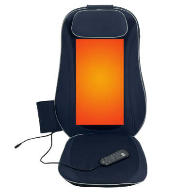 Shiatsu Back Massager with Kneading & Heating - Dark Blue