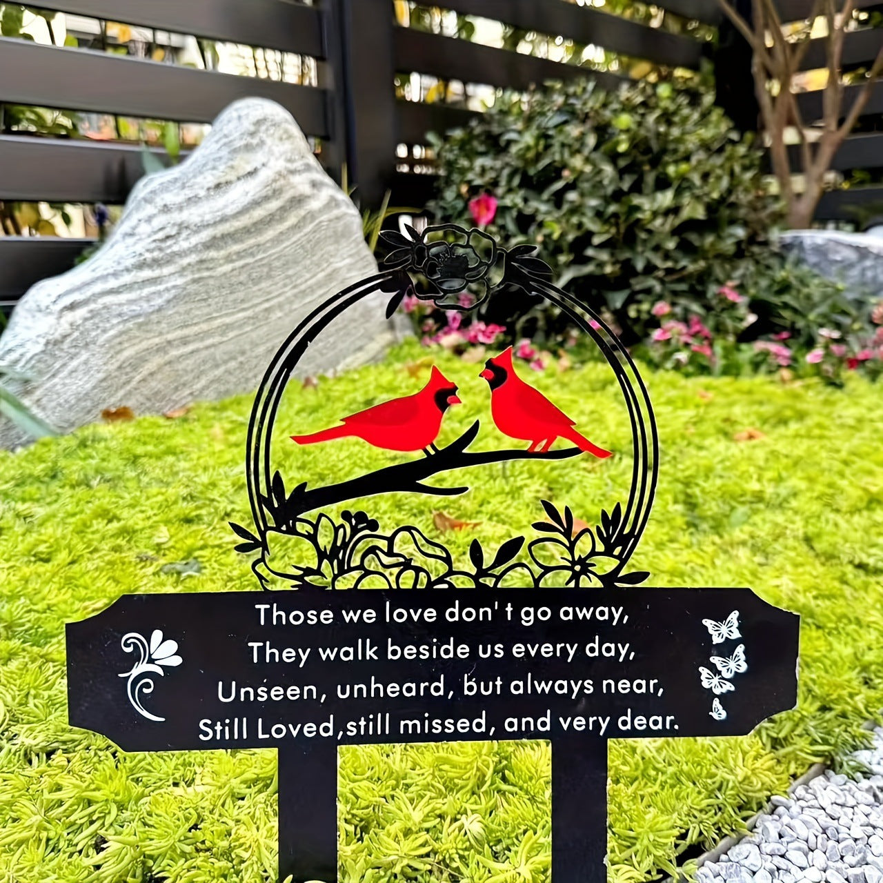 Metal Cardinal Outdoor Memorial Pile Floor Outlet