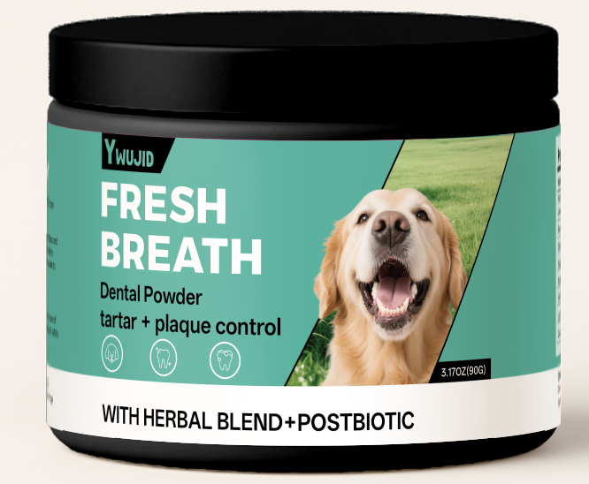 Pet Dental Powder - Reduces Plaque & Freshens Breath