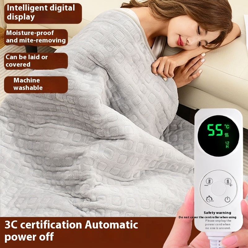 Intelligent Temperature Control Heated Blanket for Winter Home Use