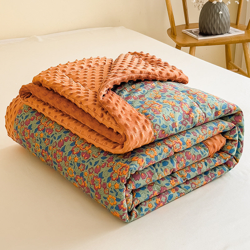 Summer Velvet Blanket Cover Set - Multiple Sizes & Patterns