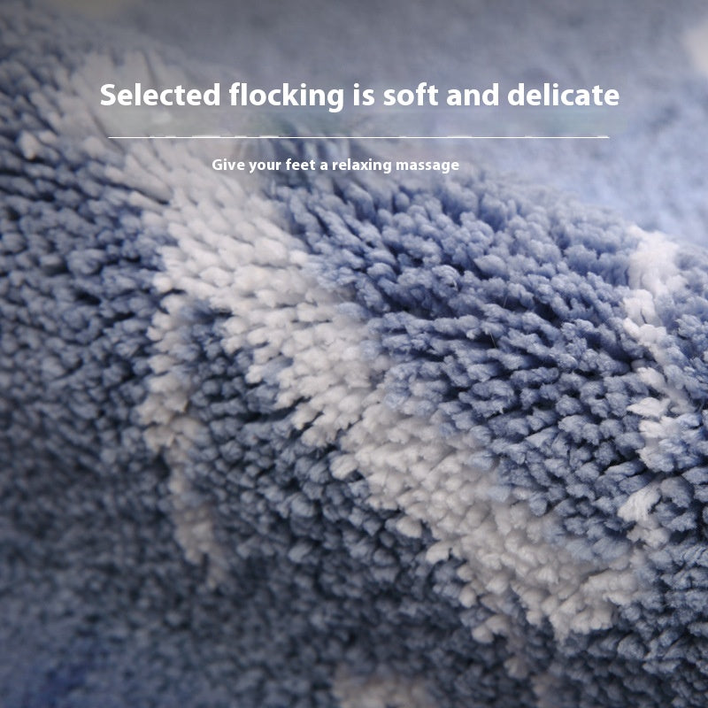 Thickened Absorbent Bathroom Floor Mat Carpet - Non-Slip, Quick Dry