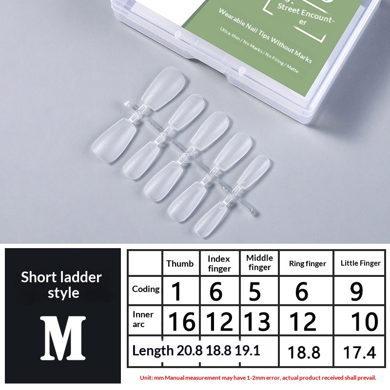 Handmade Long Wear Nail Tips Set - Various Styles & Sizes for Women