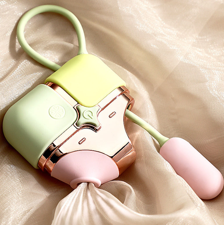 Vibrating Female Masturbator with Suction - Multi-Function Silicone Sex Toy
