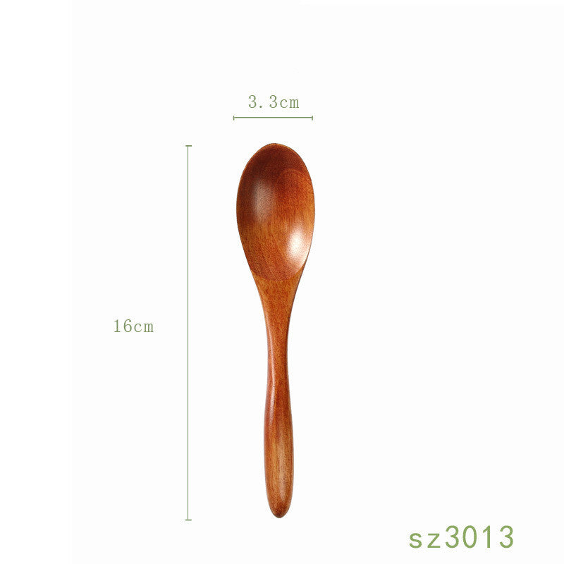 Solid Wood Honey Spoon - Japanese Style Kitchen Utensil