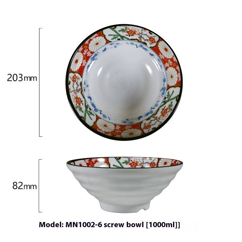 Japanese Cow-Shaped Porcelain Bowl Set for Kitchen & Dining