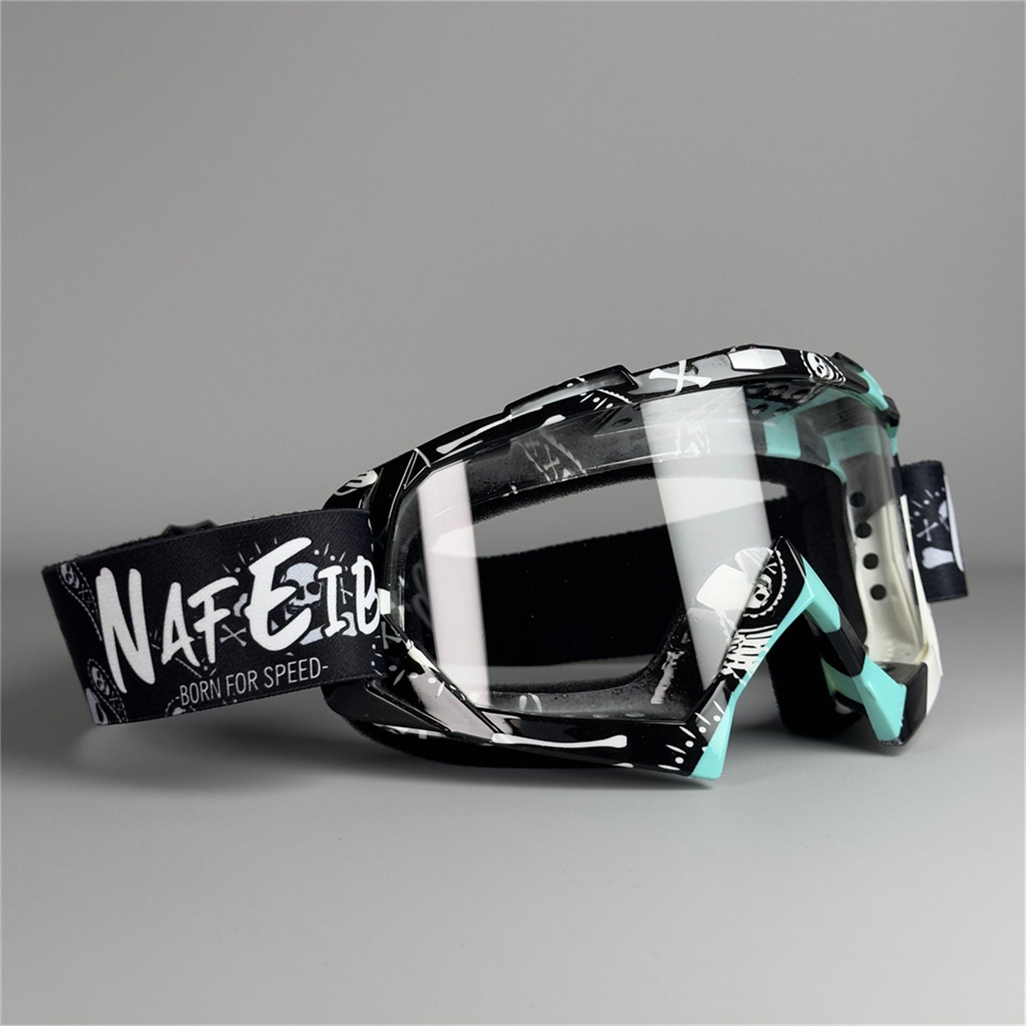 Off-Road Motorcycle Goggles - Full Rim TPU Frame