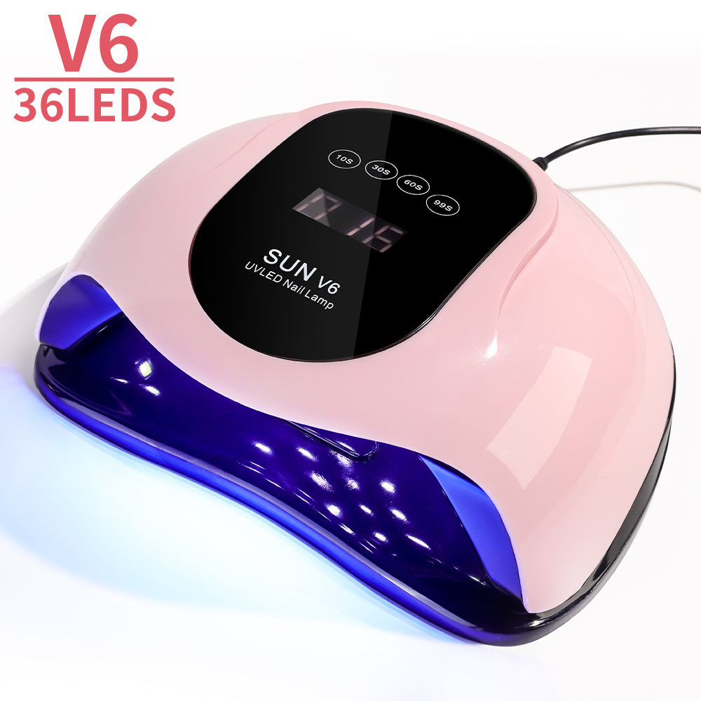 Professional UV LED Nail Lamp - Fast Curing Gel Nail Dryer with Auto Sensor