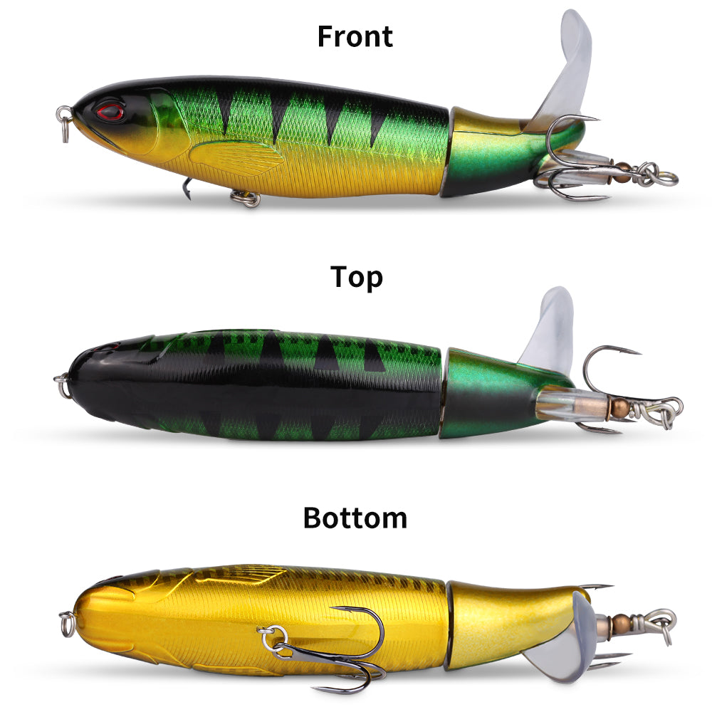 Premium 10-Piece Fishing Lure Kit - 13g Topwater Baits