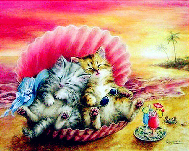 Diamond Painting Kit for Home Decor - Animal Rhinestone Art, Multiple Sizes & Styles