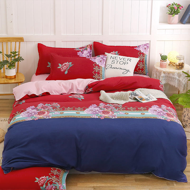 Cotton Bed Quilt Cover Set - Modern Minimalist Bedding, Multiple Sizes