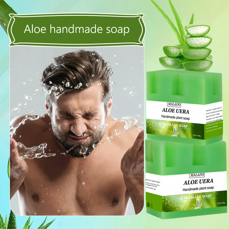 Square Aloe Vera Soap Bar - 100g