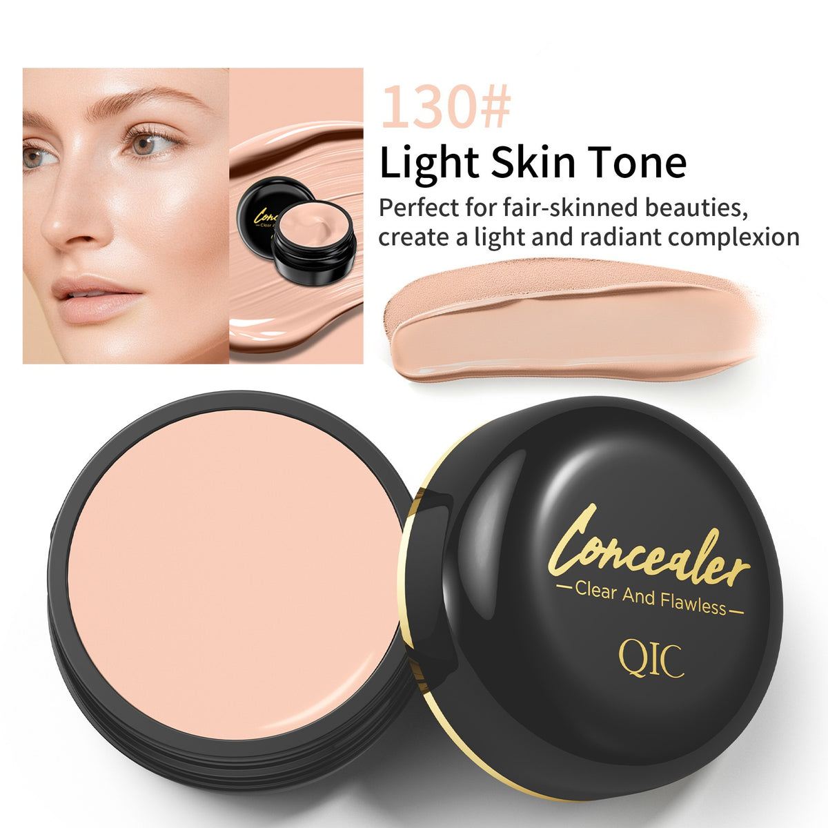 Concealer Stick for Tattoo, Acne, Dark Circles & Pores - 15g, Multiple Shades