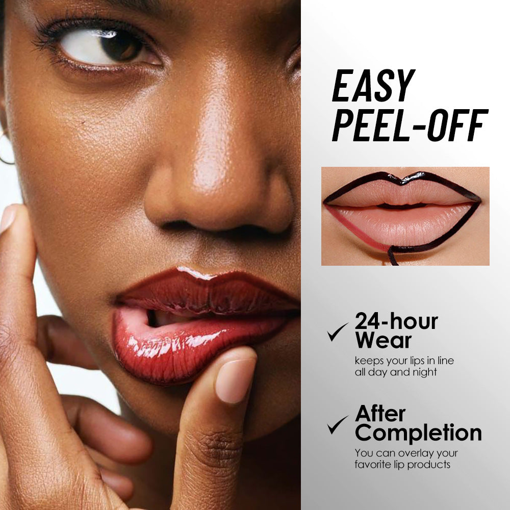 Matte Peel-Off Lip Stain - Long-Lasting Waterproof Lip Color