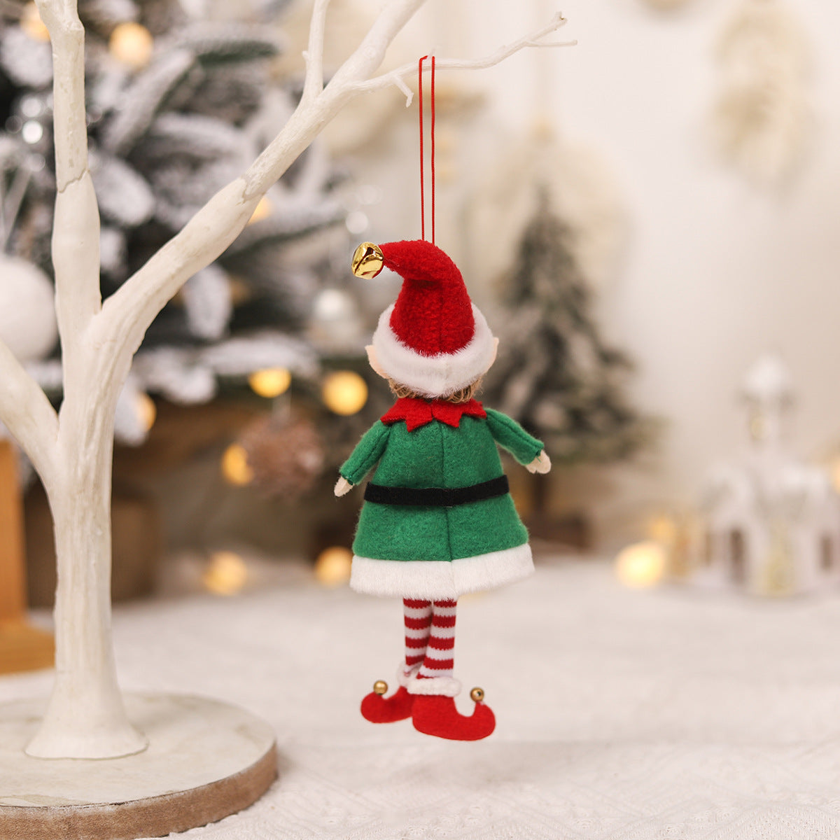 Christmas Elf Doll Pendant Decoration for Home & Holiday Decor