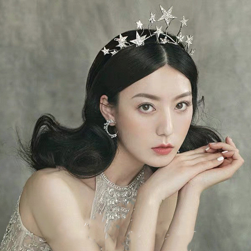Star Rhinestone Headband - Wedding Accessories