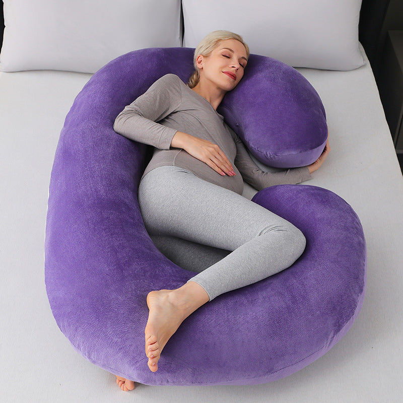 Pregnancy Support Pillow Waist Support Cushion for Side Sleeping - Detachable