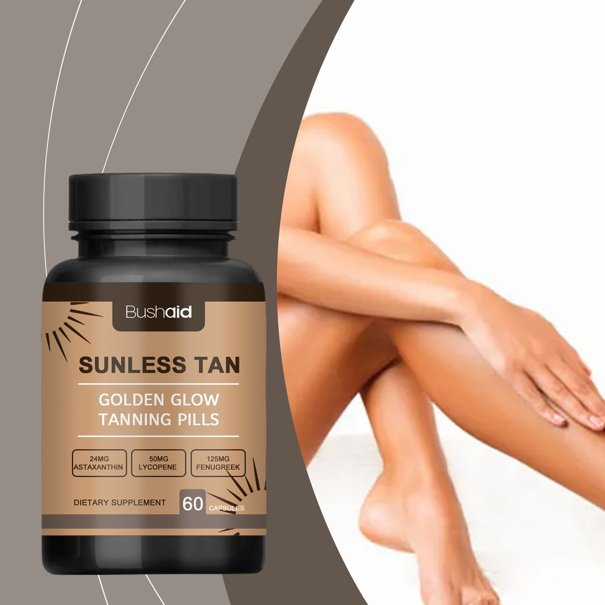 Tanning Capsules Oral - 60pcs