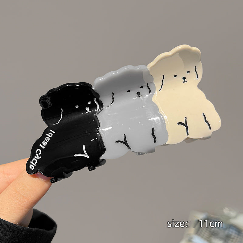 Korean Style Dog Hair Clip Acrylic