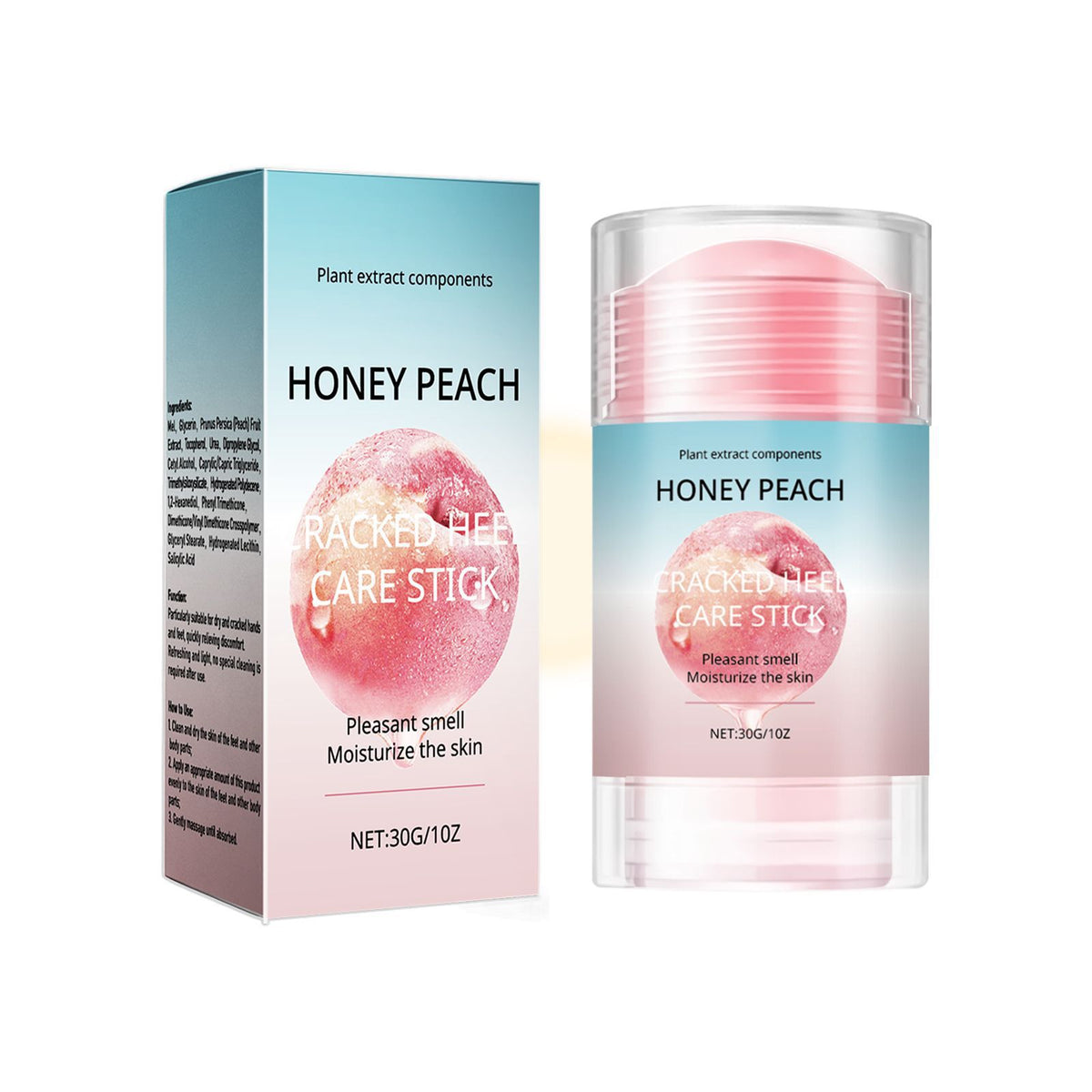 Peach Flavor Hydrating Foot Moisturizing Stick 30g