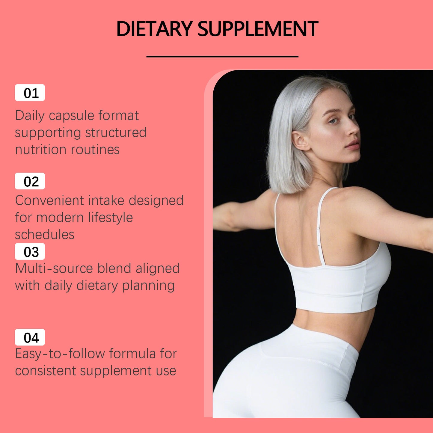 Apple Vinegar & BHB Keto Capsules - 60 Count Dietary Supplement