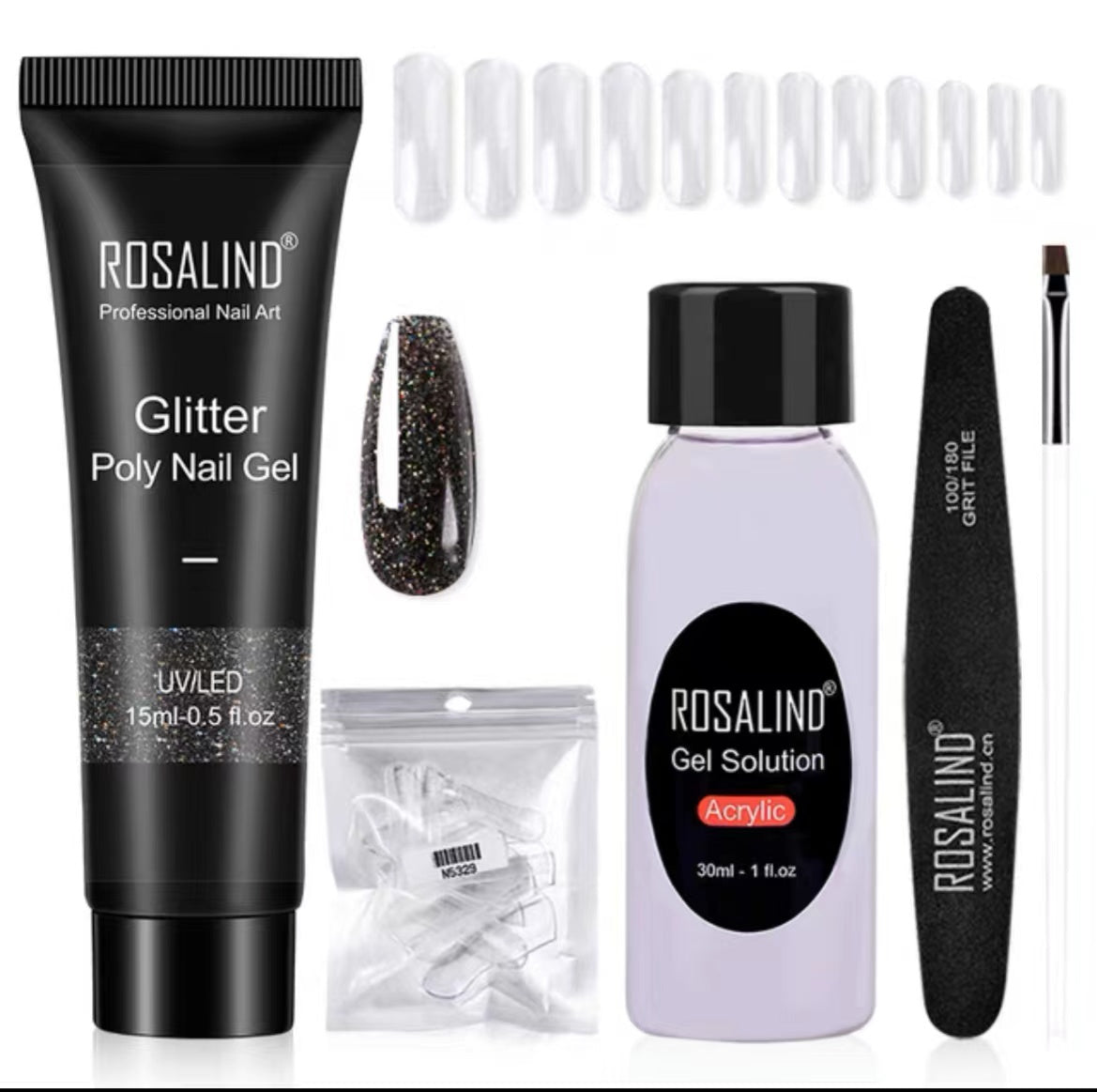 Poly Nail Gel Extension Kit for Manicure