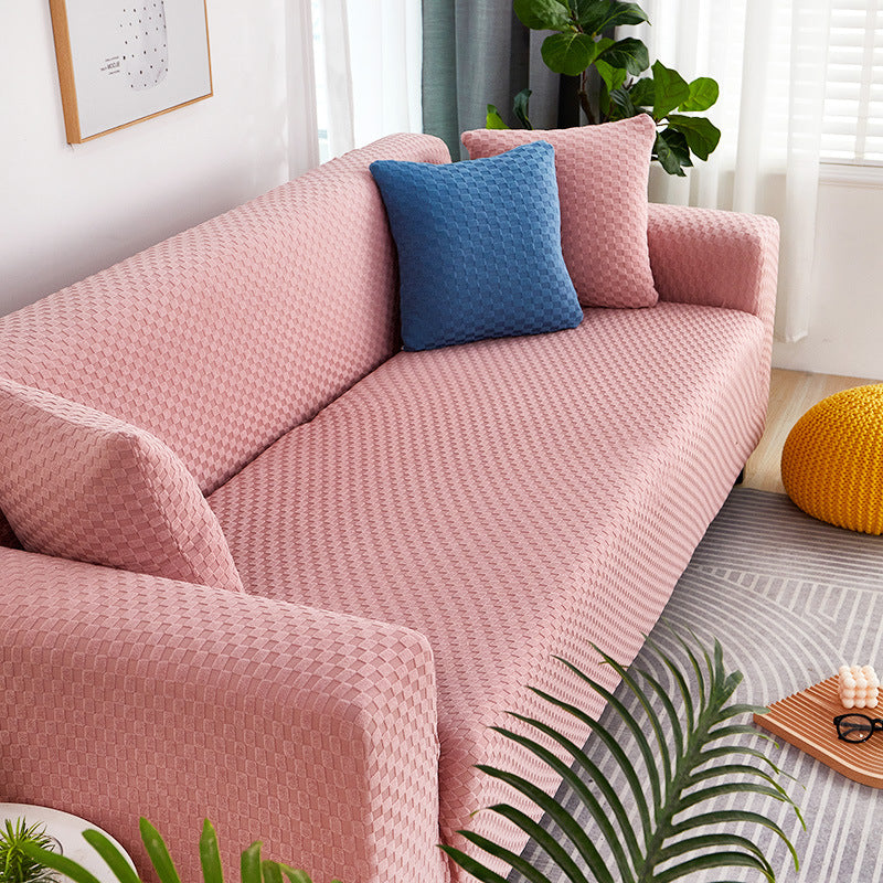 Universal Sofa Cover All-Season Thick Solid Color Couch Protector