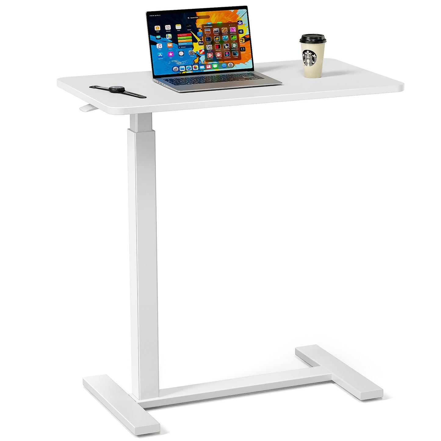 Adjustable Mobile Bed Table - Portable Computer Desk