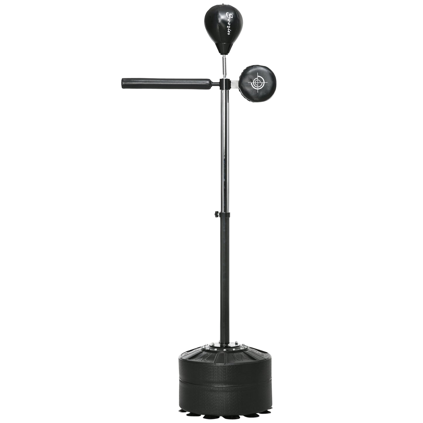 Freestanding Boxing Bag with Adjustable Height and Reflex Bar