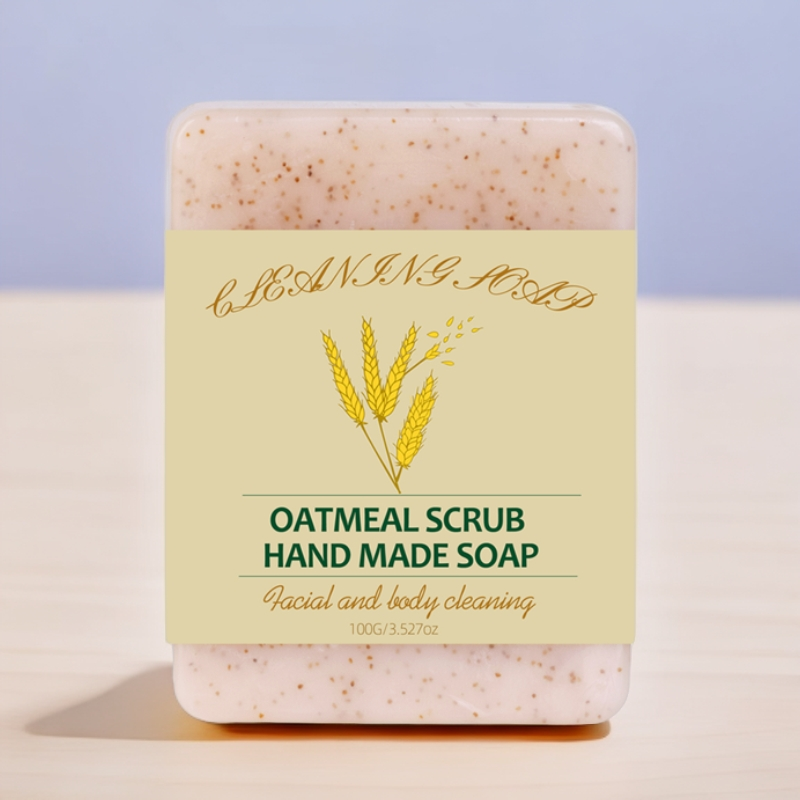 Oat Frosted Bar Soap - 100g Body Care for Sensitive Skin