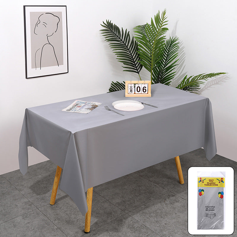 Silver Tablecloth - Elegant Design for Dining