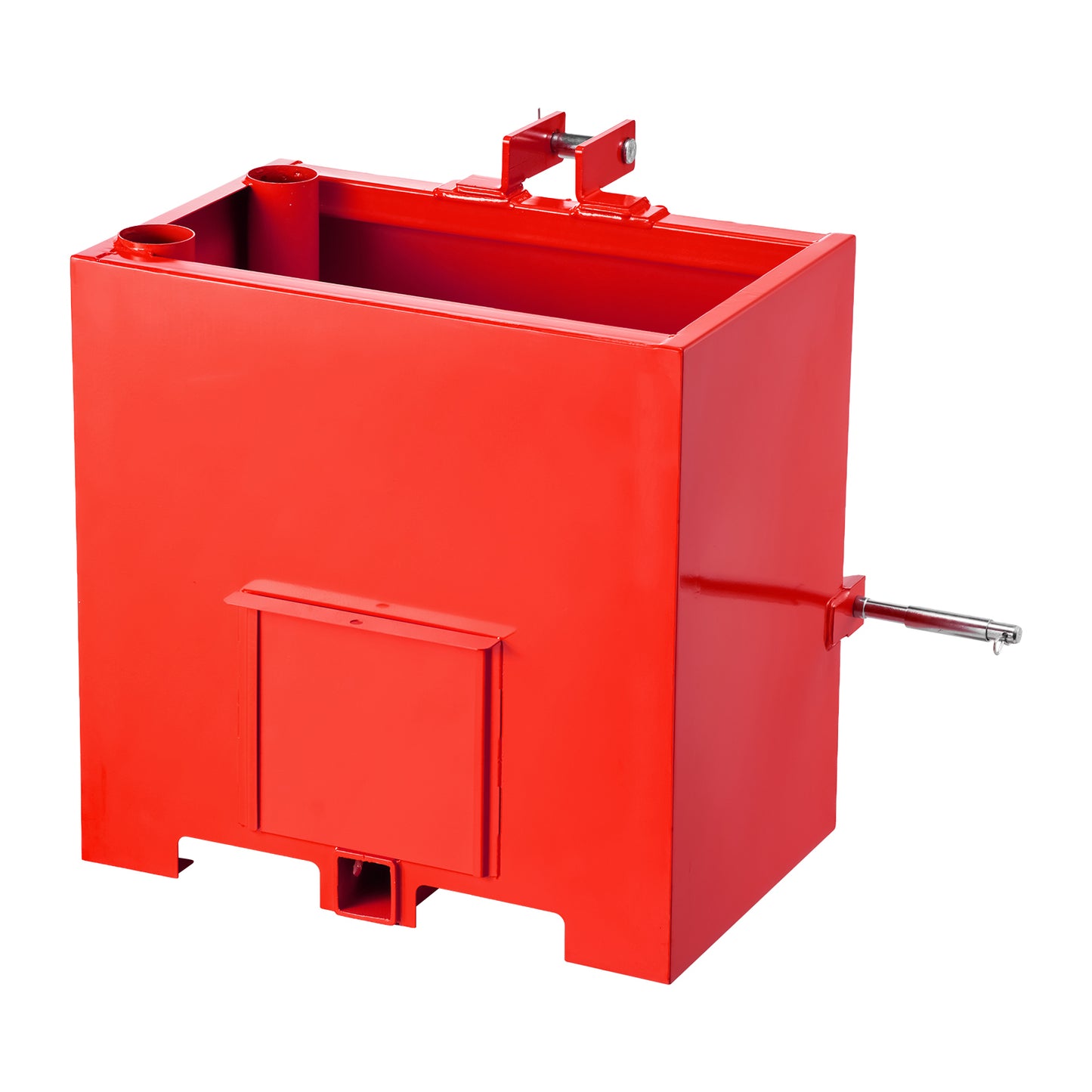 Heavy-Duty Tractor Ballast Box 800 Lbs Capacity with 2 Inch Hitch Receiver