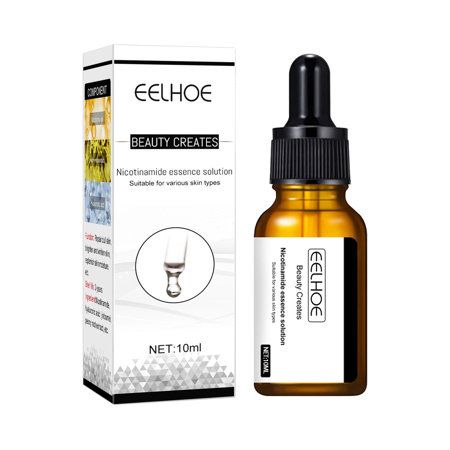 Nicotinamide Pore-Tightening & Brightening Facial Essence - 10ml