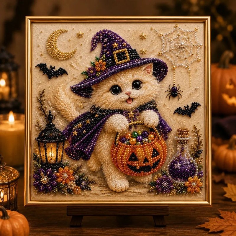 Christmas 5D Diamond Painting DIY Pearl Art Kit - Multiple Sizes & Styles