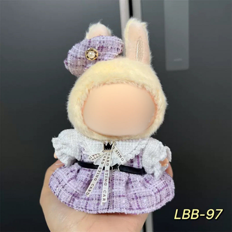 17cm Vinyl Figurine Clothes Set for Collectibles and Decoration