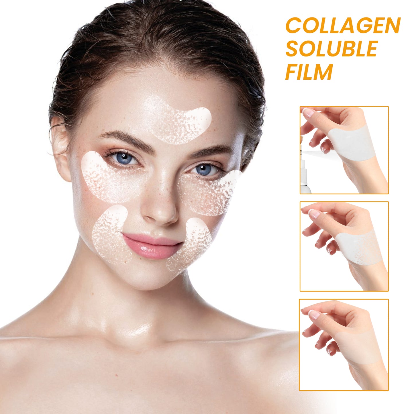 Soluble Collagen Film Mask - Anti-Wrinkle Moisturizing Facial Treatment