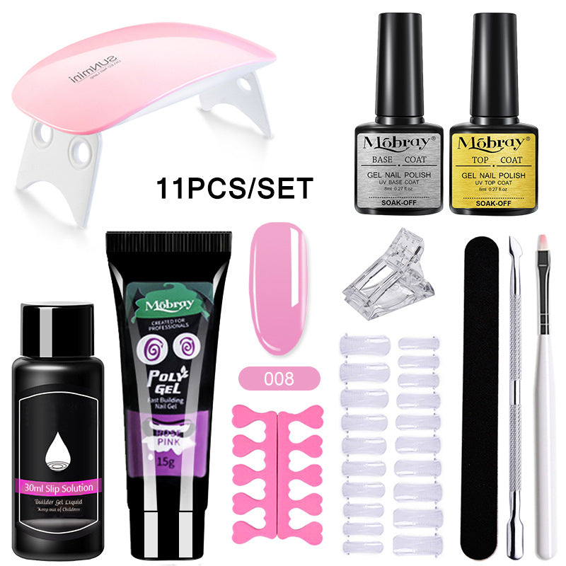 Crystal Extension Nail Glue Manicure Set - 15ML